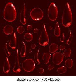 Abstract background with blood splatters art