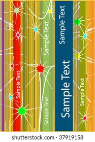 abstract background with blot and line