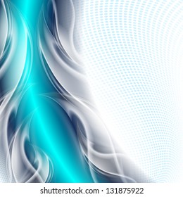 Abstract background blue arc with white waves - Powered by Shutterstock - Get 15% off with code: PIKWIZARD15