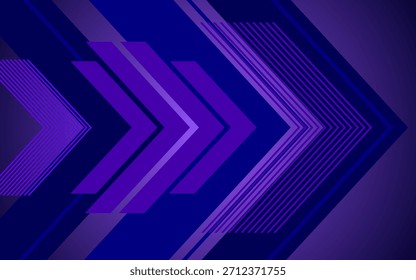 Antecedentes Abstractas. Tecnología geométrica cibernética de flecha azul futurista   
