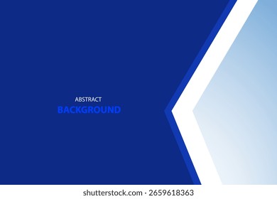 Abstrakter Hintergrund Blauer Pfeil minimalistisch mit Technologiekonzept für Vorlage, Poster, Tapete, Flyer-Design. Vektorgrafik