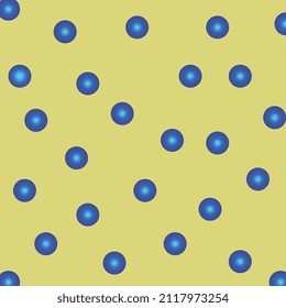 Fondo abstracto con bolas azules