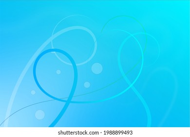 Abstrakter Hintergrund auf Blau mit schönen Linien