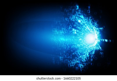 abstract background of blue binary number data internet flow  - Powered by Shutterstock - Get 15% off with code: PIKWIZARD15