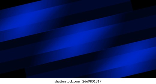 El fondo abstracto azul y negro son patrones de luz modernos. Gráfico digital suave