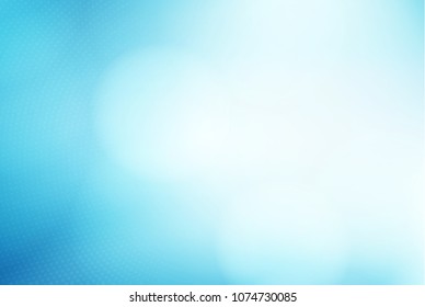 abstract background blue bokeh. texture, blue blurry background , Abstract geometric hexagons shape medicine and science concept background