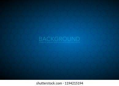 abstract background blue bokeh. texture, blue blurry background , Abstract geometric hexagons shape medicine and science concept background