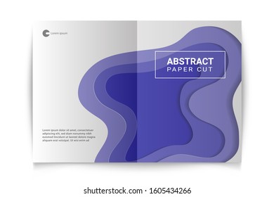 abstract background for blue book cover style
