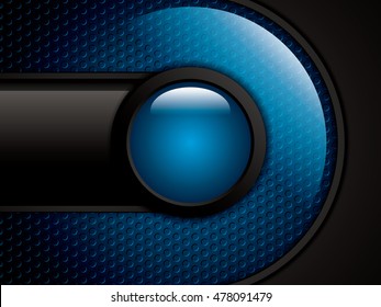 Abstract background, blue brochure, vector