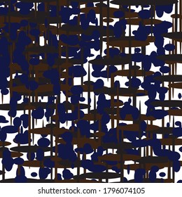 Abstract background with blue and brown base color