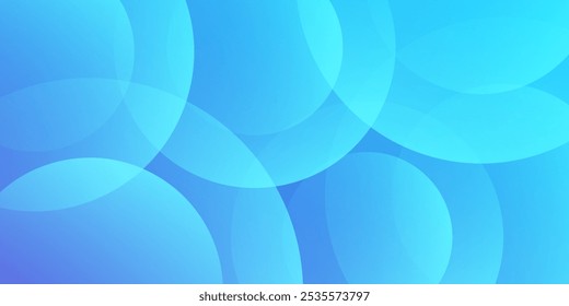Abstract background blue abstract circle with light, modern design simple art abstract