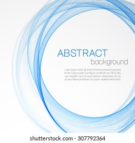 Abstract Background With Blue Circles