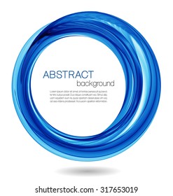 Abstract background with blue circles