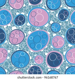 abstract background with blue circles