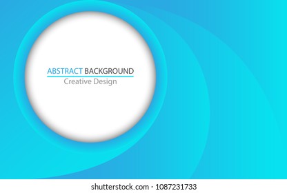 Abstract background with blue circles. Eps 10