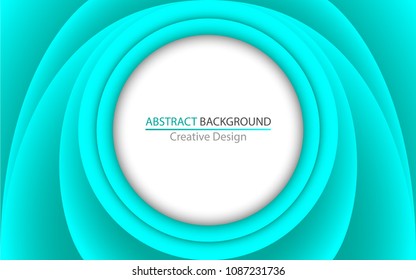 Abstract background with blue circles. Eps 10