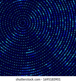 abstract background with blue circles. halftone pattern design for any cover