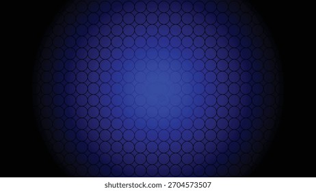 Abstract background with blue circles in a repeating pattern design