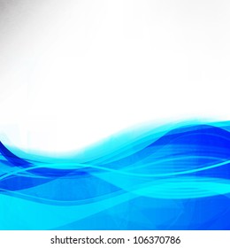 Abstract background in blue color.