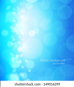 Abstract background in blue color