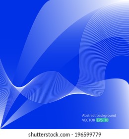 Abstract background with blue color