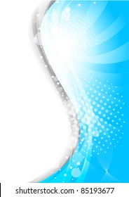 Abstract background in blue color