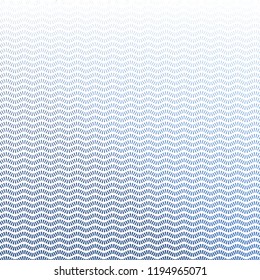 Abstract background of blue color in the form of a wave of dashes.