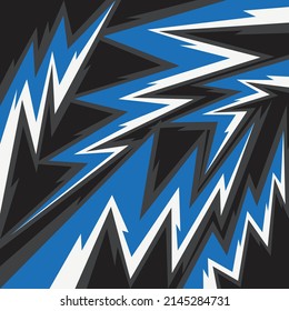 Abstract background with blue color lightning pattern