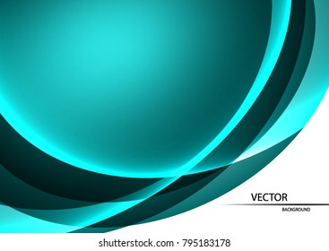 Abstract background in blue color. Simple business wallpaper - vector.