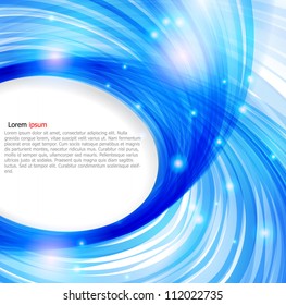 Abstract background in blue color. Vector.