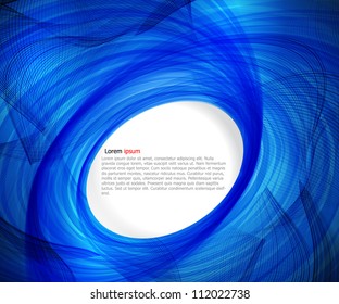 Abstract background in blue color. Vector.