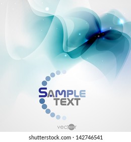 Abstract background in blue color. Vector illustration. Eps 10.