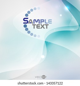 Abstract background in blue color. Vector illustration. Eps 10.