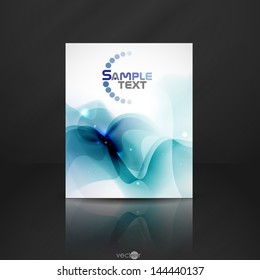 Abstract background in blue color. Vector illustration. Eps 10.