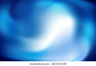 Fondo abstracto con color azul. Ilustración vectorial