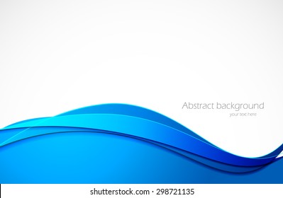 Abstract background in blue color vector modern illustration