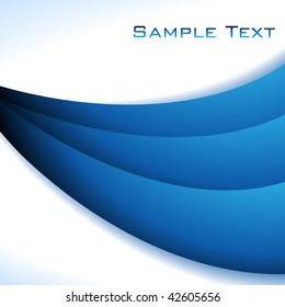 Abstract background in blue color. Vector.