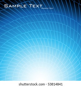 Abstract background in blue color. Vector.