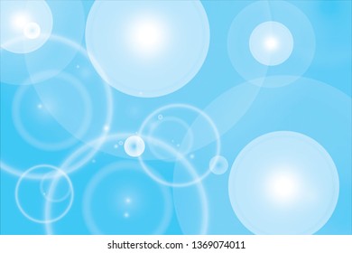 abstract background blue color and white color modern circle