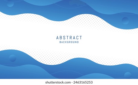Abstract background with blue curve elements