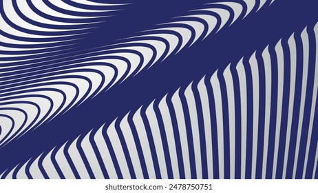 Abstract background with blue curve lines for backdrop or presentation