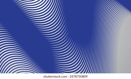 Fondo Abstractas con líneas de curva azules para el fondo o la presentación