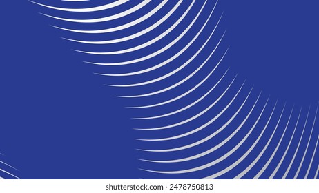 Abstract background with blue curve lines for backdrop or presentation