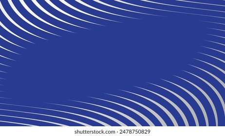 Abstract background with blue curve lines for backdrop or presentation