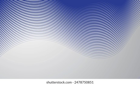 Fondo Abstractas con líneas de curva azules para el fondo o la presentación