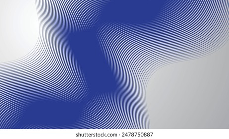 Fondo Abstractas con líneas de curva azules para el fondo o la presentación