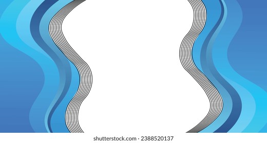 abstract background blue  curve vector background, Smart design for business advertising. Abstract Vector, science, futuristic, energy technology concept