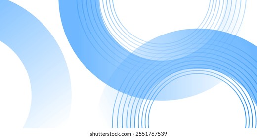 Fondo Abstractas con líneas curvas azules y Formas sobre un fondo blanco, creando un diseño fluido y dinámico. Ilustración vectorial