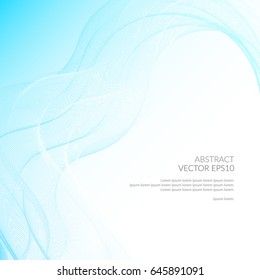 Abstract background blue distorted geometric shapes.
