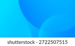 Abstract background blue with dynamic circle shape elements. Trendy and modern geometric gradient background. Vector Illustration